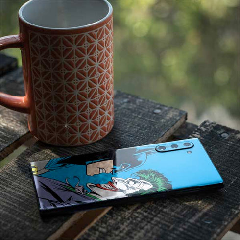 DC Comics The Joker vs Batman Vintage art Galaxy Note 10 Skin